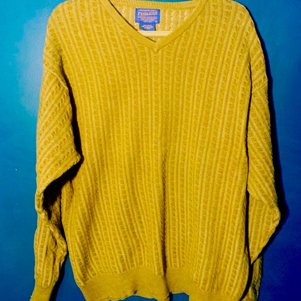 Vintage Pendleton V Neck Sweater